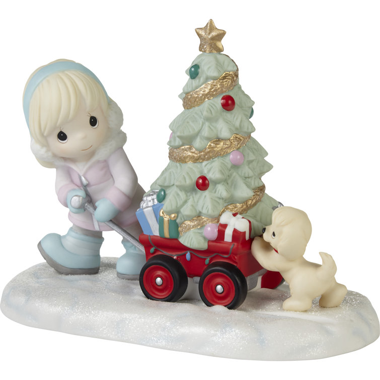 Precious Moments Share The Magic Of Christmas Bisque Porcelain Figurine